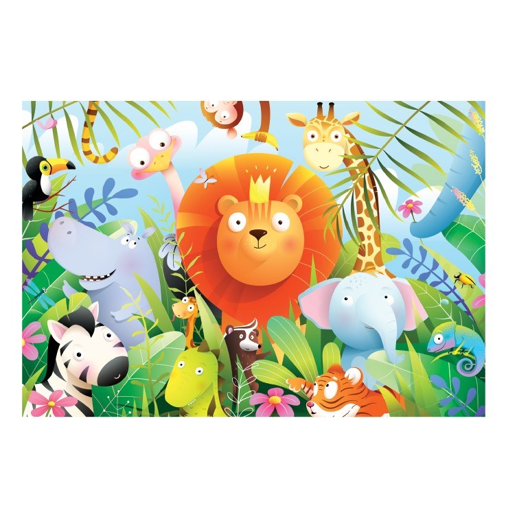 Blue Focus 50 Parça Puzzle Wıld Animals – Vahşi Hayvanlar