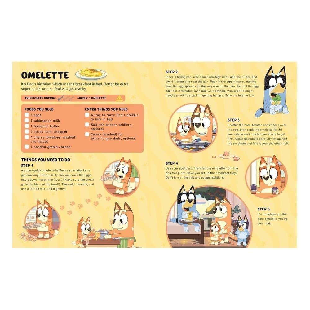 Ladybird Bluey -Bluey And Bingo S Fancy Restaurant Cookbook - Kitap - Görsel 2