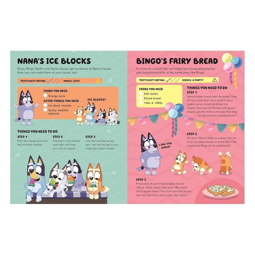 Ladybird Bluey -Bluey And Bingo S Fancy Restaurant Cookbook - Kitap - Görsel 3