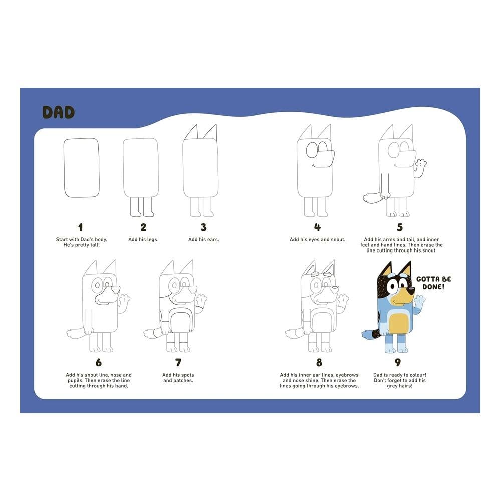 Ladybird Bluey - How to Draw - Kitap - Görsel 2