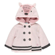 Boboli Kışlık Kız Bebek Kapüşonlu Hırka Pembe