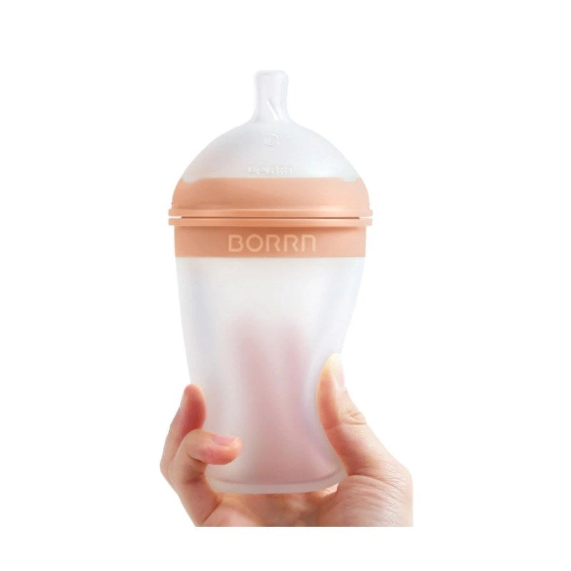 Borrn Antikolik Silikon Biberon 240 ml Turuncu