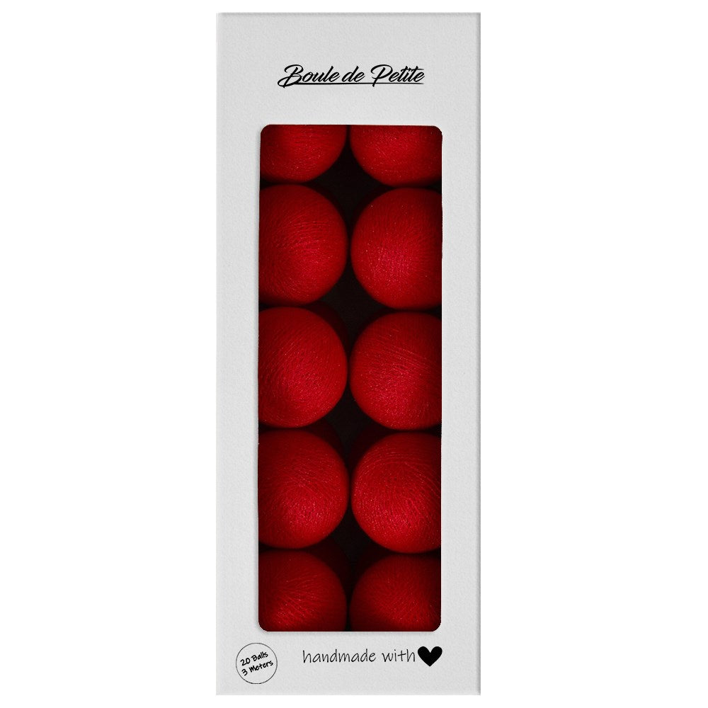Boule De Petite Işıklı Top Cherry