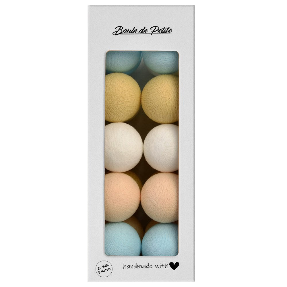 Boule De Petite Işıklı Top Creamy