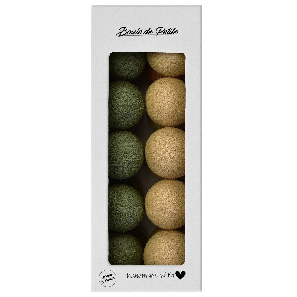 Boule De Petite Işıklı Top Forest Green