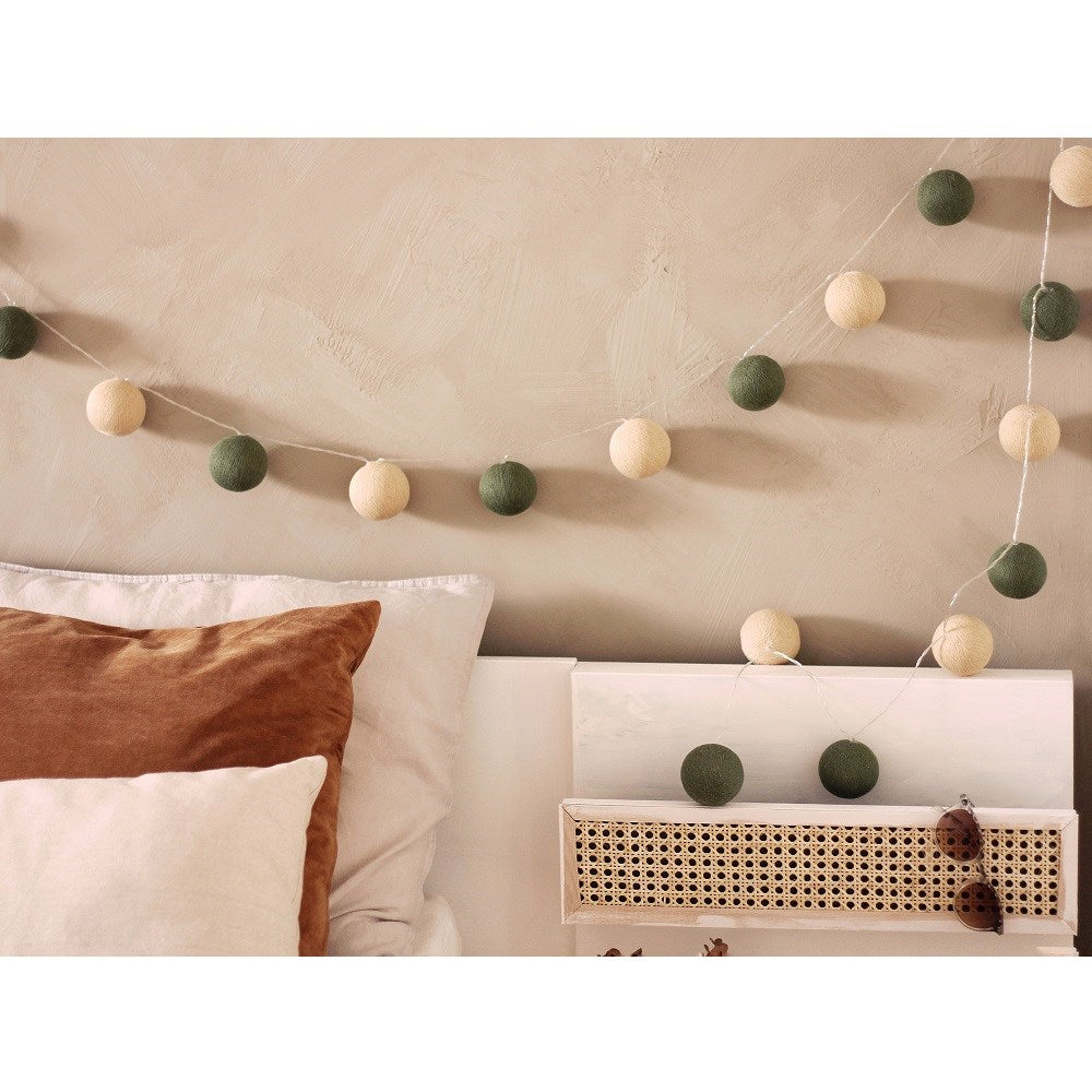 Boule De Petite Işıklı Top Forest Green