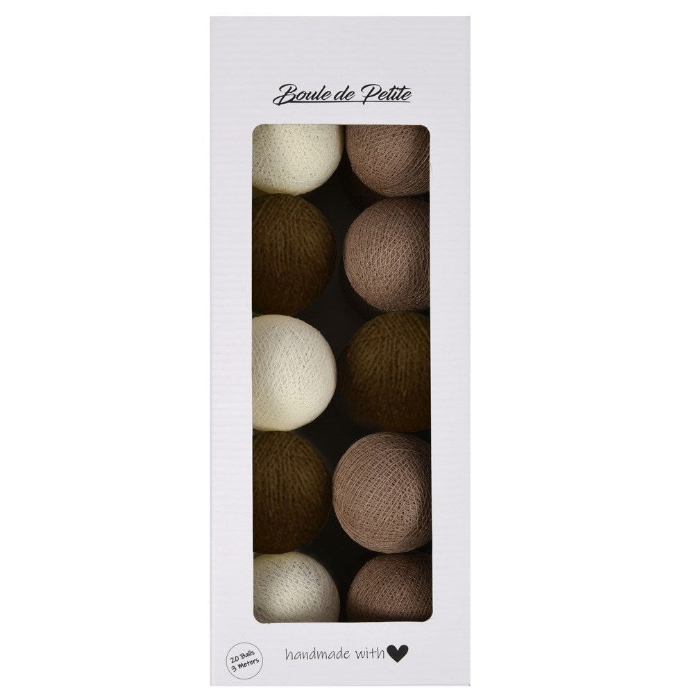 Boule De Petite Işıklı Top Natural Softs
