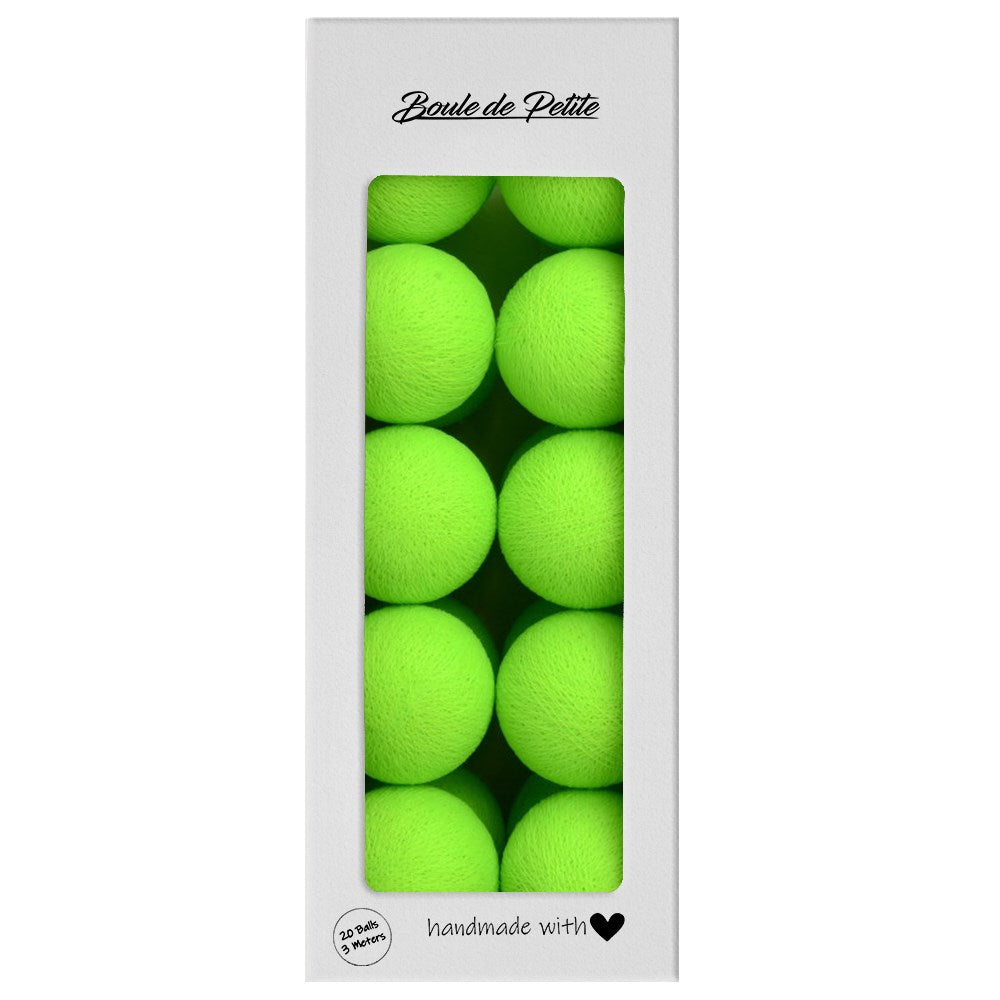 Boule De Petite Işıklı Top Neon Green