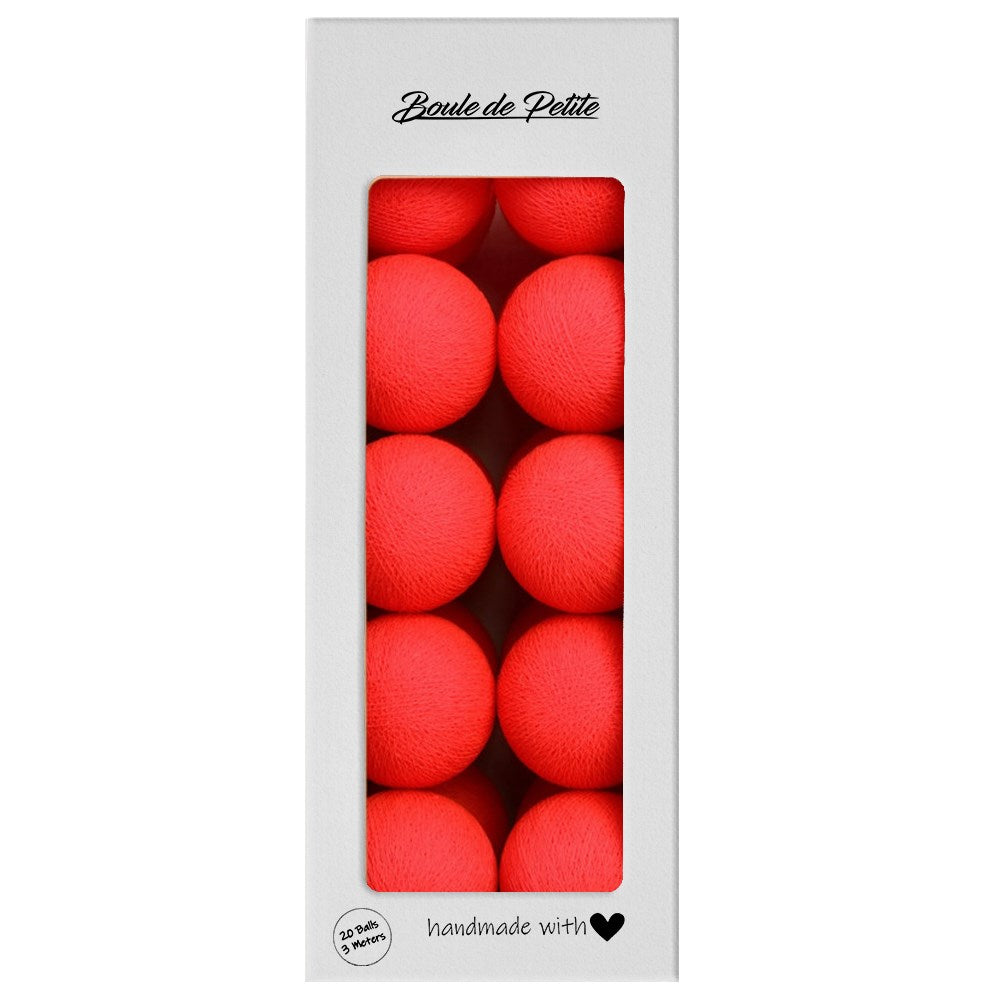 Boule De Petite Işıklı Top Neon Pink