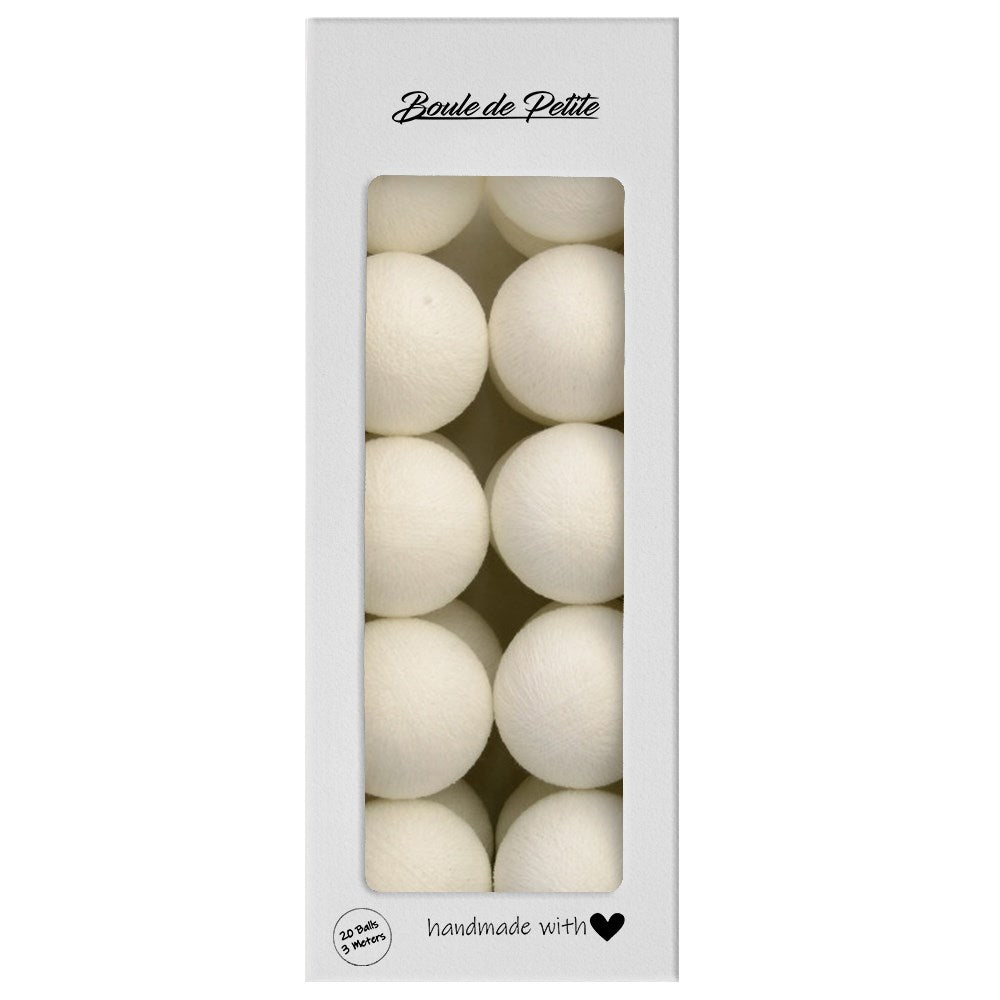 Boule De Petite Işıklı Top Purewhites