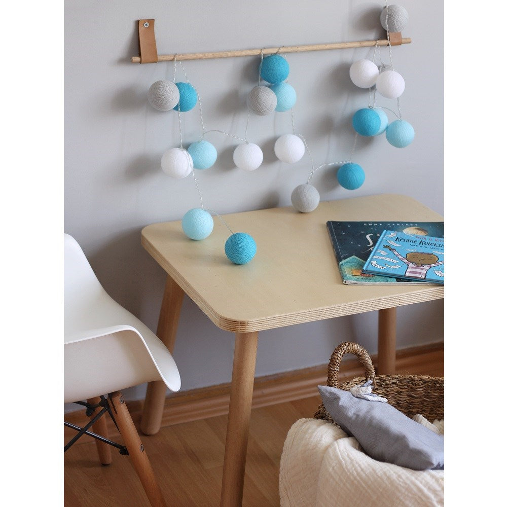 Boule De Petite Işıklı Top Sky Blue