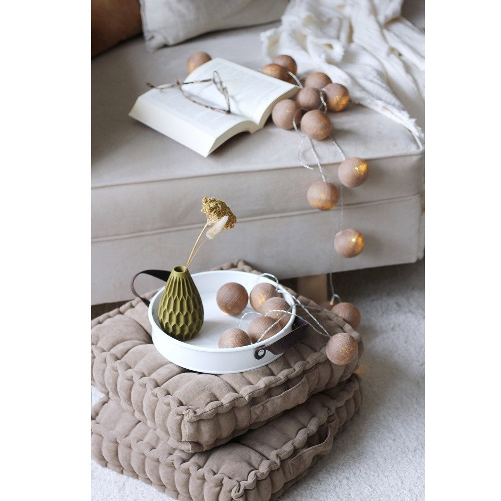 Boule De Petite Işıklı Top Soft Brown