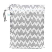 Bumkins Islak/Kirli Çantası - Gray Chevron