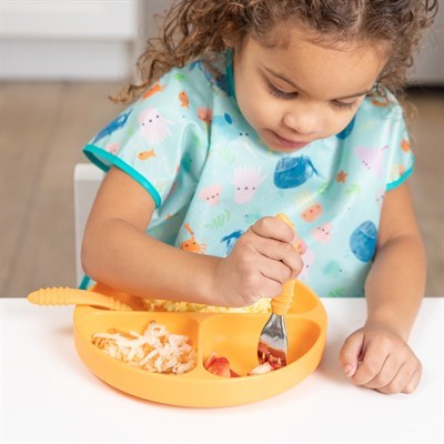 Bumkins Kısa Kollu Önlük (1-3 Yaş) - Ocean Life