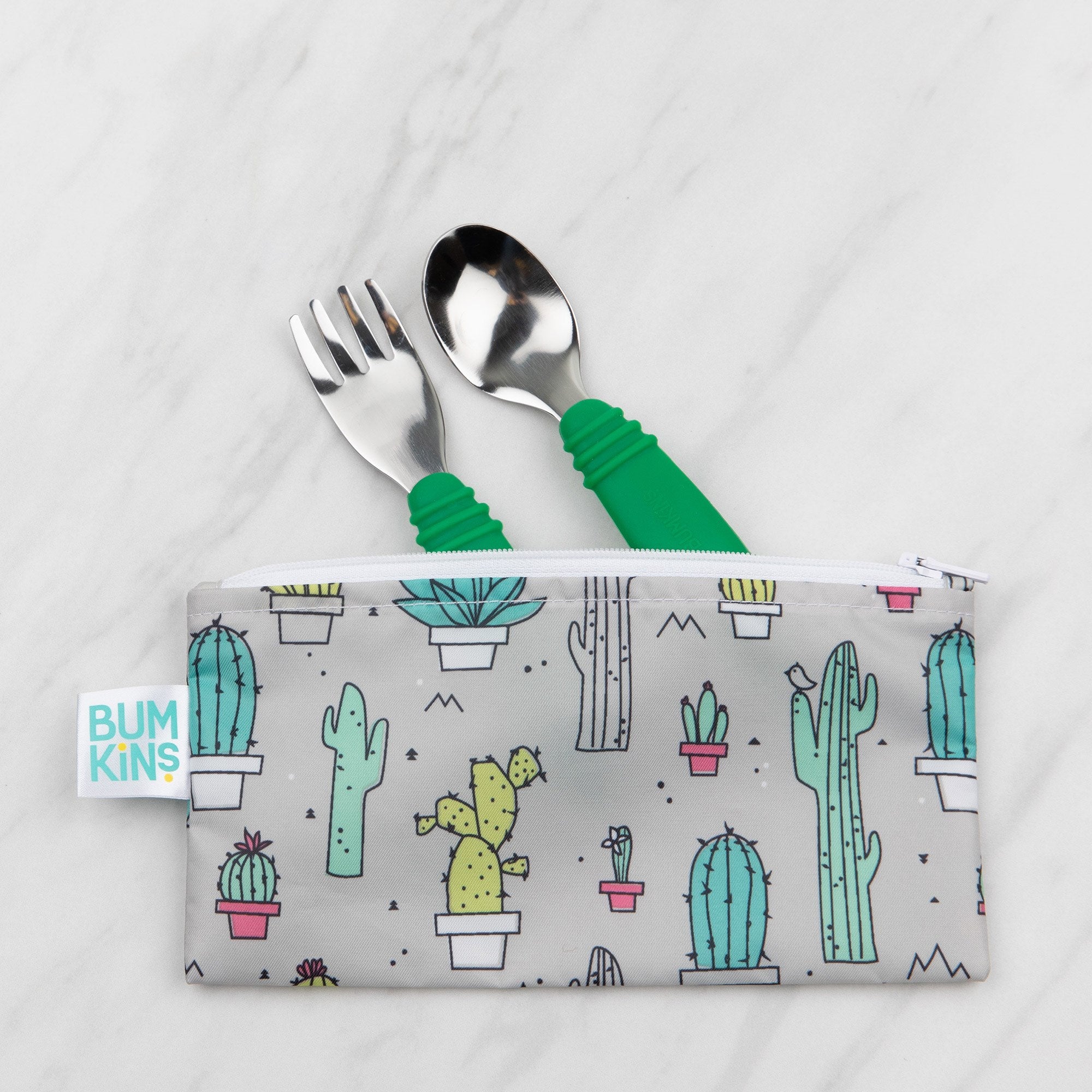 Bumkins Küçük 2'li Atıştırma Çantası - Cacti & Llamas