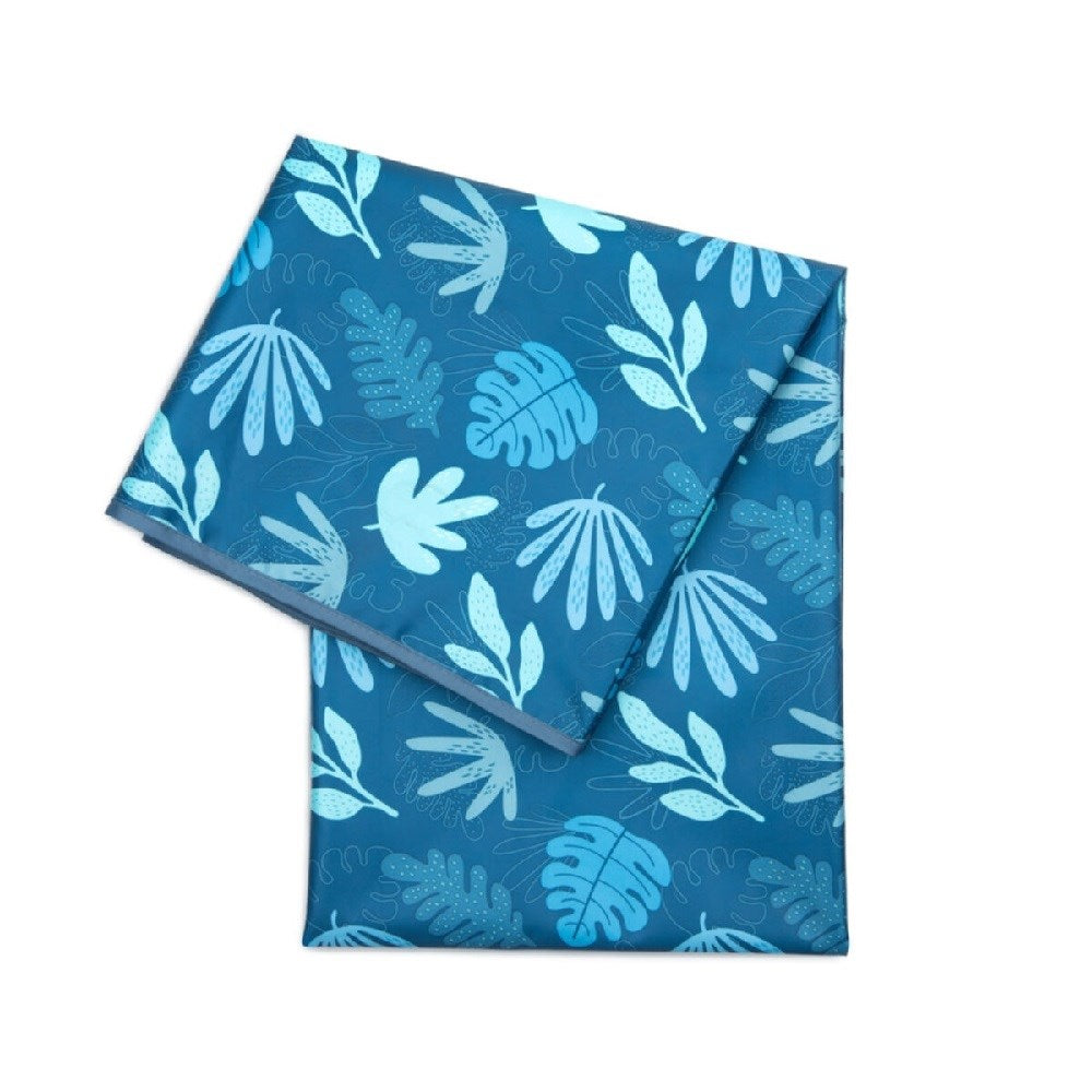 Bumkins Splat Mat / Çok Amaçlı Örtü - Blue Tropic