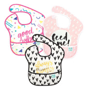 Bumkins SuperBib Önlük - 3lü Paket ( Always Hungry, Feed Me, & Good Vibes )