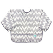 Bumkins Uzun Kollu Önlük (6-24 ay) - Grey Chevron