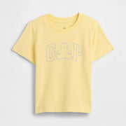 GAP Erkek Bebek Logolu Kısa Kol T-Shirt Sarı