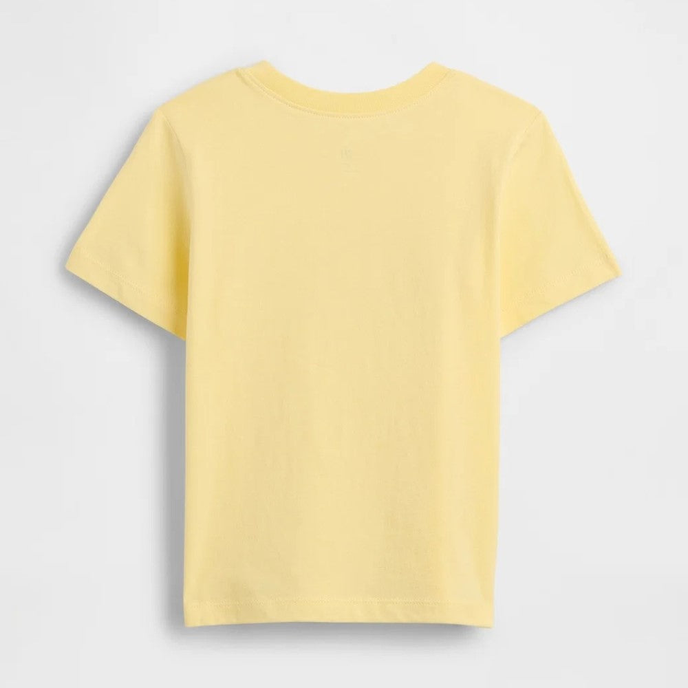 GAP Erkek Bebek Logolu Kısa Kol T-Shirt Sarı
