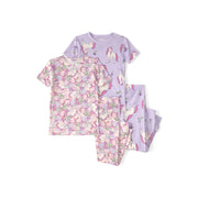 Carters Carter's Yazlık Kız Çocuk Pijama Takımı 4'lü Set Mor - Pijamalar