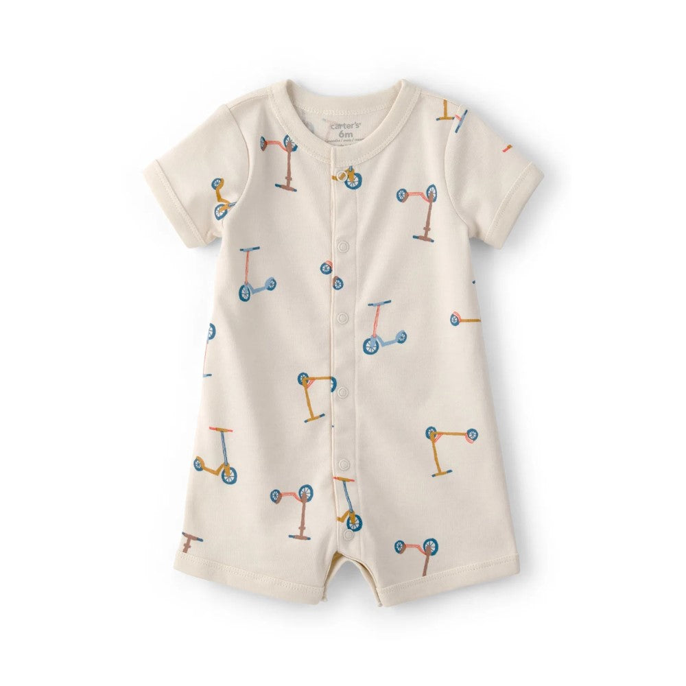 Carters Carter's Erkek Bebek Kısa Tulum Bej - Body,Tulum,Zıbın