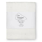Cam Cam Dot Creme Grey Bebek Çarşafı 60x120 cm