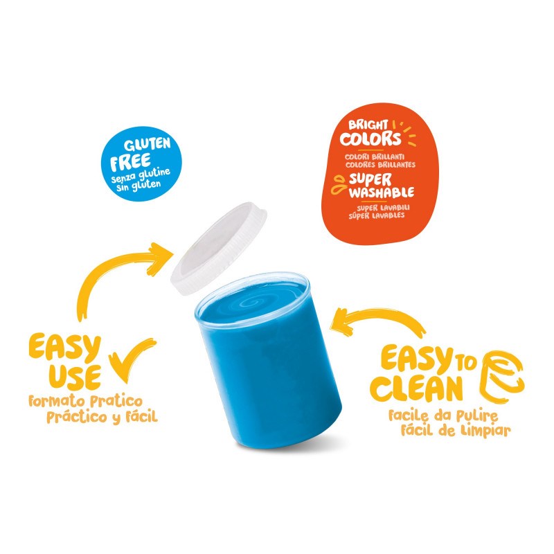 Carioca Bebek Süper Yıkanabilir Parmak Boyası 6'lı 80 gr STD