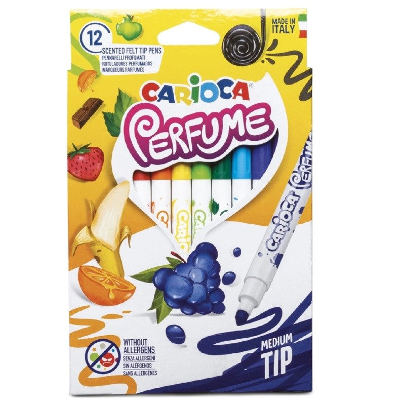 Carioca Kokulu Keçeli Boya Kalemi 12'li STD