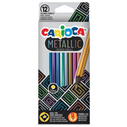 Carioca Metalik Kuru Boya Kalemi 12'li STD