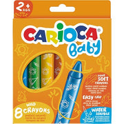 Carioca Yeni - Jumbo Bebek Yumuşak Pastel Boya Kalemi 8'li STD