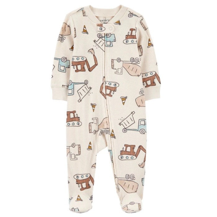 Carter's Erkek Bebek Patikli Tulum Bej