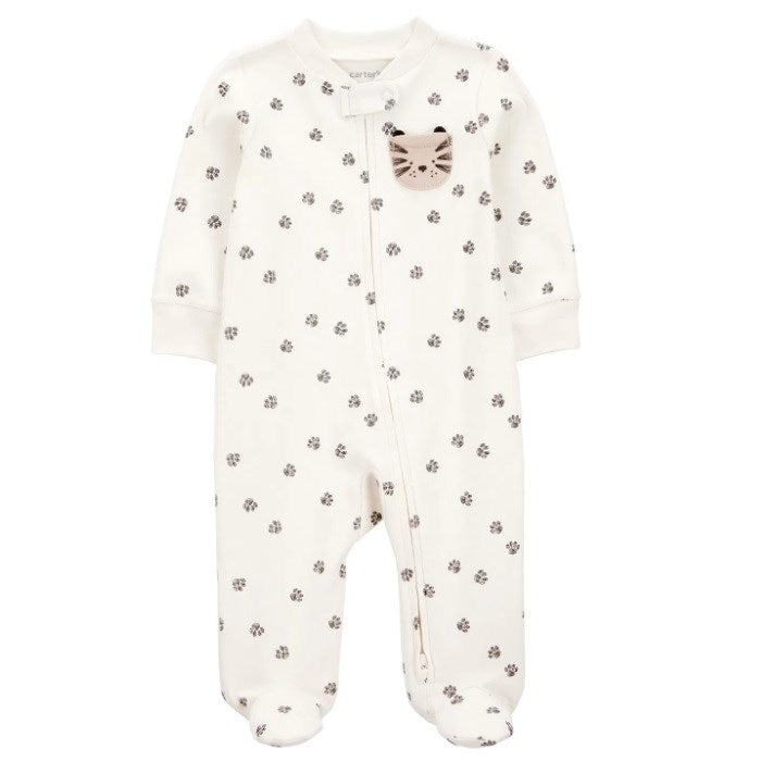 Carter's Erkek Bebek Patikli Tulum Ekru