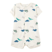 Carter's Erkek Bebek Romper Tulum Ekru