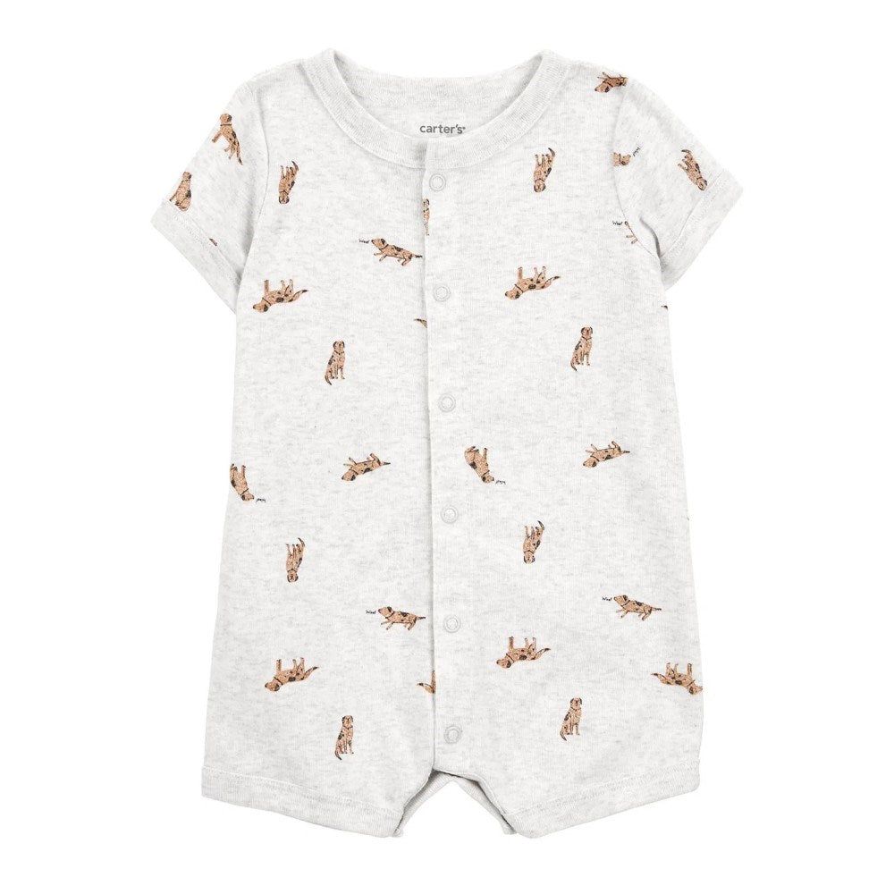 Carter's Erkek Bebek Romper Tulum Gri