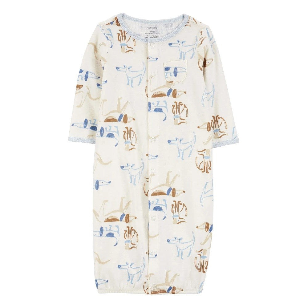 Carters Kışlık Erkek Bebek Tulum 3'lü Paket Ekru