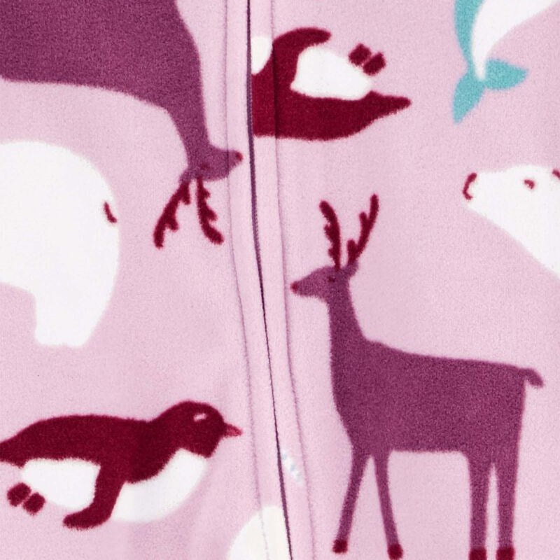 Carter's Kışlık Kız Bebek Polar Tulum Lila
