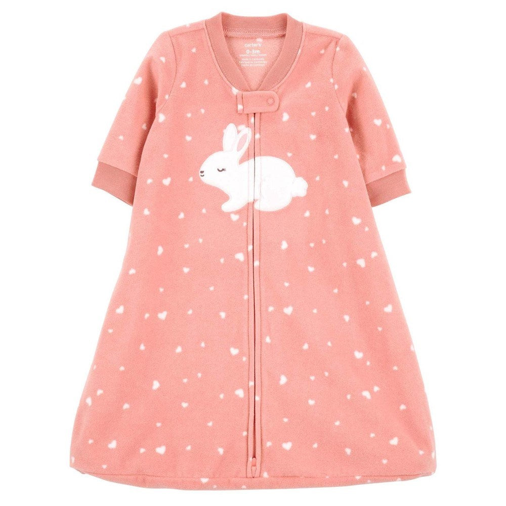 Carter's Kışlık Kız Bebek Polar Tulum Pembe