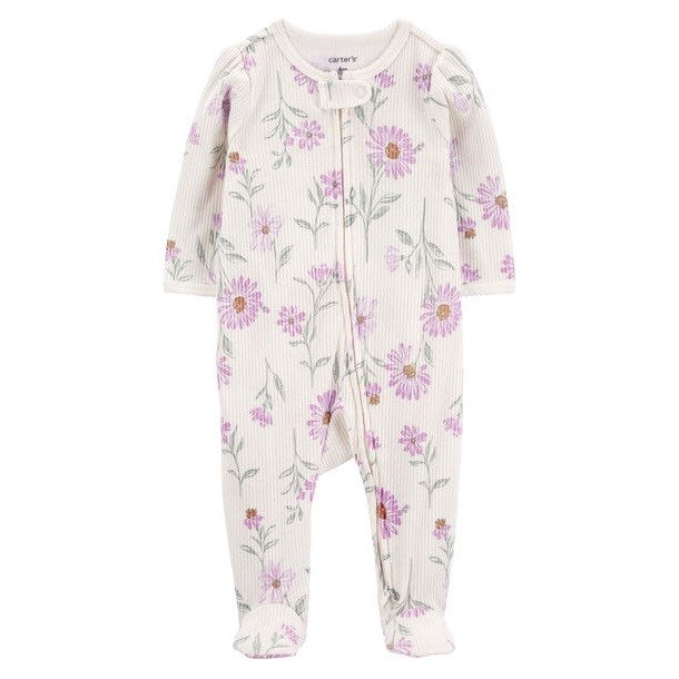 Carters Kışlık Kız Bebek Tulum Ekru