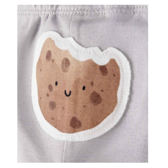 Carter's Kışlık Layette Kız Bebek Body Takım 3'lü Set Gri