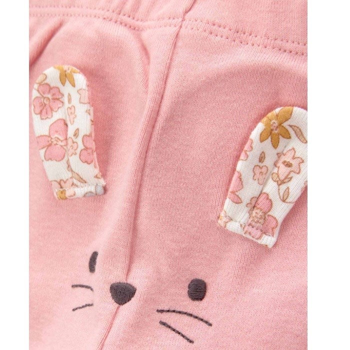 Carter's Kışlık Layette Kız Bebek Body Takım 3'lü Set Pembe