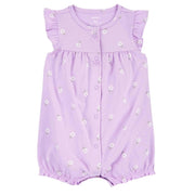 Carter's Kız Bebek Kısa Tulum Lila