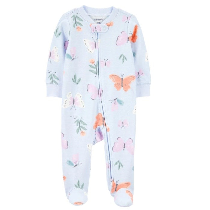 Carter's Kız Bebek Patikli Tulum Mavi