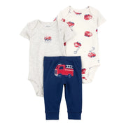 Carter's Layette Erkek Bebek Body Pantolon 3'ü Set Lacivert
