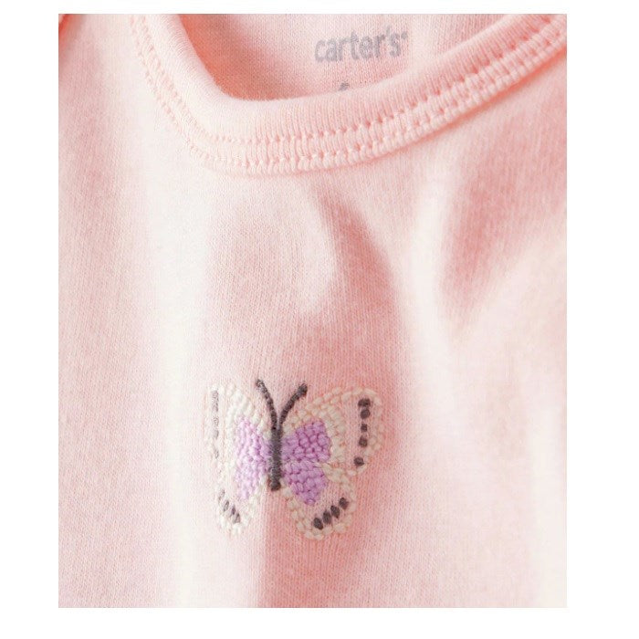 Carter's Layette Kız Bebek Kısa Kollu Body 5'li Set Lila