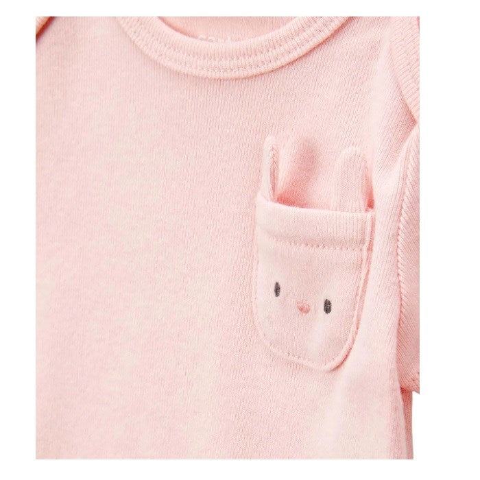 Carter's Layette Kız Bebek Kısa Kollu Body 5'li Set Pembe