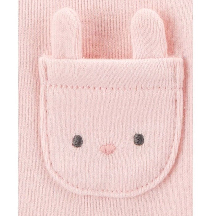 Carter's Layette Kız Bebek Uzun Kollu Body 4'lü Set Pembe