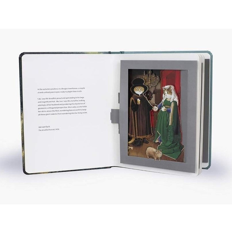 Thames And Hudson Cats in Art - A Pop-Up Book - Kitap - Görsel 2