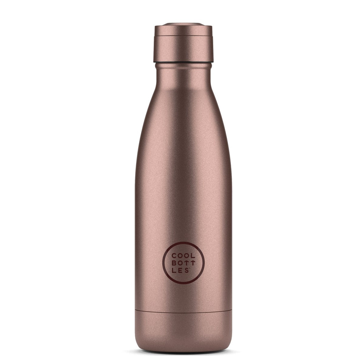 Cool Bottles Paslanmaz Çelik Suluk - The Bottle Metallic Rose 350 ml