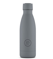 Cool Bottles Paslanmaz Çelik Suluk - The Bottle Pastel Grey 350 ml